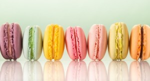 colorful macarons