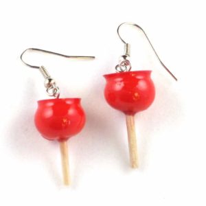 Boucles d'oreilles pomme d'amour Miss Bonbon